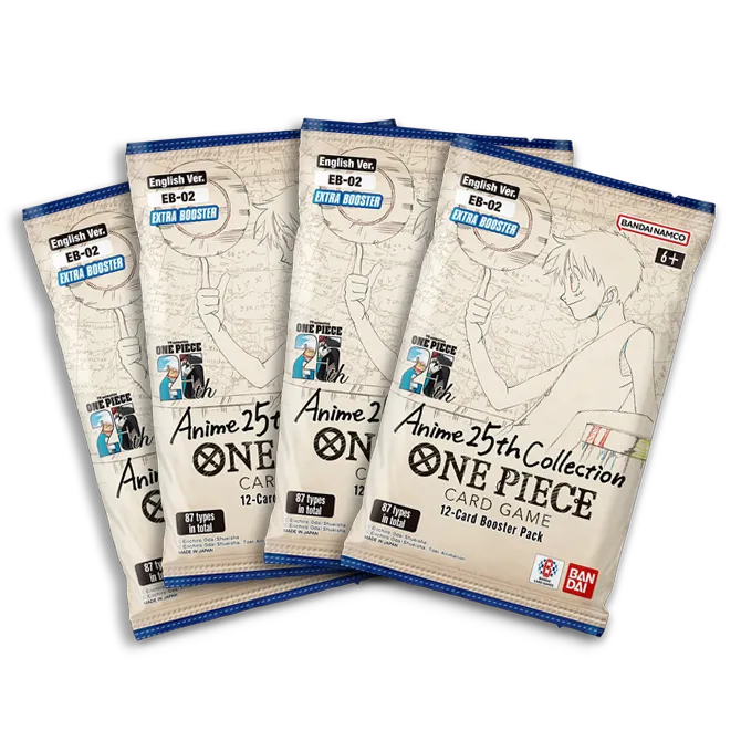 Anime 25th Collection [EB-02] x4 Booster Pack Bundle (LIMIT 1 PER CUSTOMER)