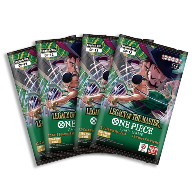 Legacy of the Master [OP-12] x4 Booster Pack Bundle (LIMIT 1 PER CUSTOMER)