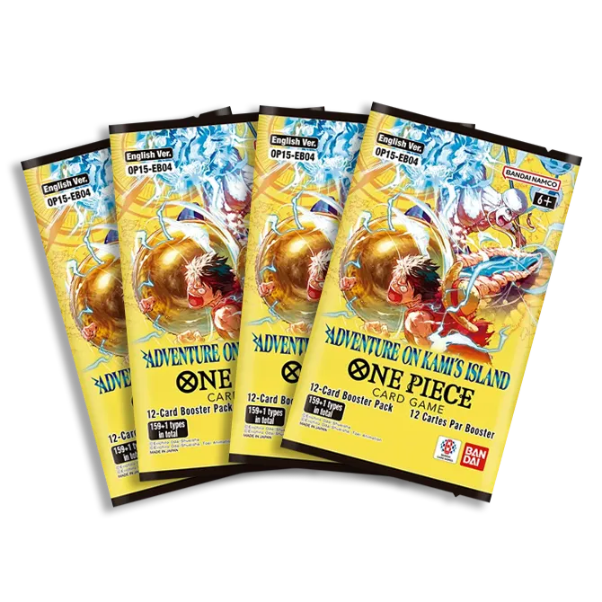 Adventure on Kami's Island [OP15-EB04] x4 Booster Pack Bundle (LIMIT 1 PER CUSTOMER)